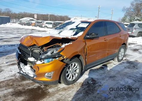 2018 Chevrolet Equinox Ls z USA, uszkodzony, nr VIN 2GNAXHEV1J6338168